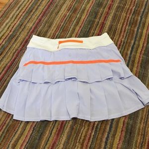 Lululemon pace setter skirt 6 tall Cool breeze EUC